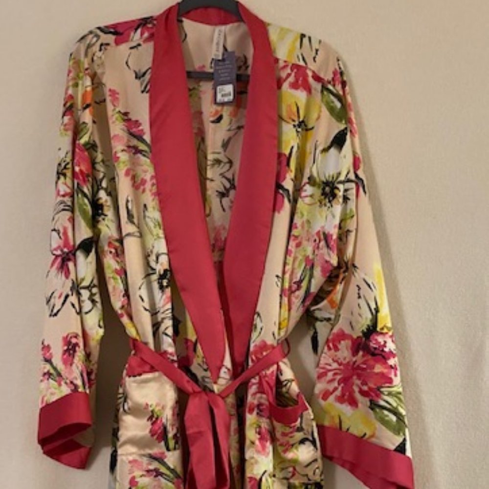 Cacique Robe Plus Size 22/24 NWT Bright Colors